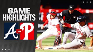 Braves vs Phillies Game Highlights 32924  MLB Highlights [upl. by Kurys]