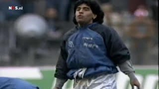 Maradona quellindimenticabile riscaldamento contro il Bayern [upl. by Eirrehs]