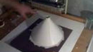 How to make a volcano the improved no mache or plaster way [upl. by Nnylaf]