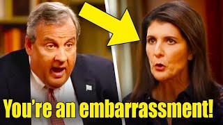 Nikki Haley LASHES OUT After Chris Christie PUBLICLY EMBARRASSES Her [upl. by Ardnuhsal567]