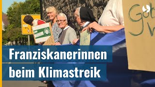 Umdenken zur Bewahrung der Schöpfung  Oberzeller Franziskanerinnen beteiligen sich an Klimastreik [upl. by Lillie415]