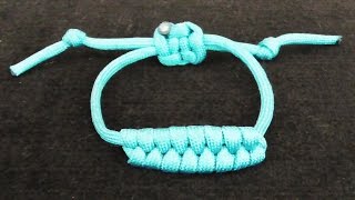 How To Tie A Multiple Figure Eight Adjustable Paracord Bracelet [upl. by Kan]