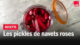 Pickles de navet express  Les recettes de FrançoisRégis Gaudry [upl. by Wynne]