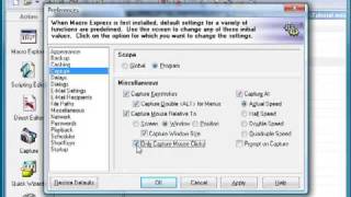Recording a macro using Macro Express [upl. by Nayhr624]