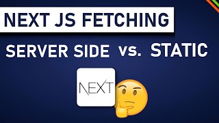 Nextjs SSR vs SSG vs ISR vs CSR  Nextjs Data Fetching [upl. by Iris]