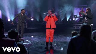 J Balvin  No Es Justo ft Zion amp Lennox Live From Jimmy Kimmel [upl. by Adnamahs]