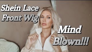 BLONDE SHEIN Lace Front WIG sheinwig wigreview lacefrontwig [upl. by Augie38]