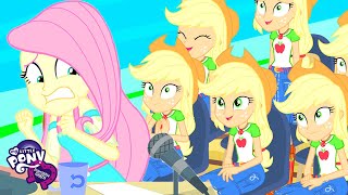 Equestria Girls  Fluttershys Butterflies  MLPEG Shorts Season 1 [upl. by Dihsar]