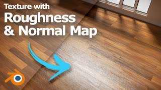 How to add Roughness Map and Normal Map in Blender [upl. by Hynes]