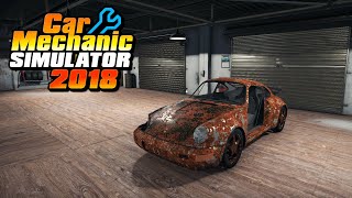 Porsche 911 RS America Restoration  Car Mechanic Simulator 2018 [upl. by Krischer]