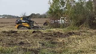 John Deere 333G with a Rotary Cutter attachment [upl. by Pascha567]