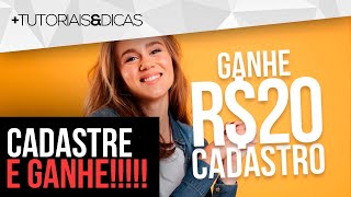 ⚡ CADASTRE e GANHE 20 REAIS  APP Pagando no Cadastro  PROMOÇÃO TOP [upl. by Disini238]