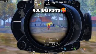 4X Bursts spary🥵  0 recoil Sensitivity Spry  Car Sprays BGMIPUBG 🔥❤montage carspray [upl. by Florina]