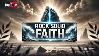 Rock Solid Faith  Build Your Life on the Unshakable Foundation  Uplifting Christian Song  YHWH [upl. by Monica]