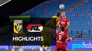 Highlights Vitesse  AZ  Eredivisie [upl. by Elakram]