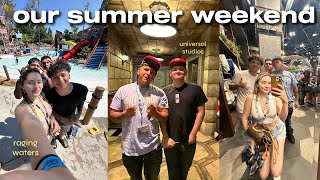 A weekend sleepover with my siblings  raging waters universal studios roadtrip [upl. by Ryon]