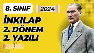 8 Sınıf İnkılap Tarihi 2 Dönem 2 Yazılı 2024 [upl. by Alinoel]