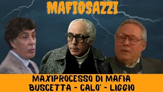 BOSS MAFIOSI Luciano Liggio  Tommaso Buscetta  Giuseppe Calò Maxiprocesso 17 aprile 1986 mafia [upl. by Nnylirak664]