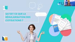 Webinaire Travailleur Indépendant  tout comprendre sur sa régularisation annuelle de cotisations ​ [upl. by Eaneg]