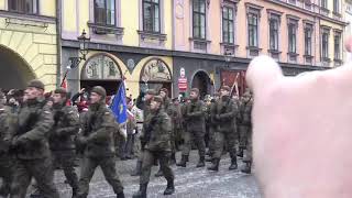 Cieszyn Rynek 07122019 uroczysta przysięga wojskowa czIII [upl. by Scrogan243]