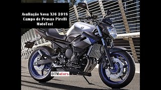 Avaliação Yamaha XJ6 2018 no Moto Test  DTMotors 30 [upl. by Ylrebmik]