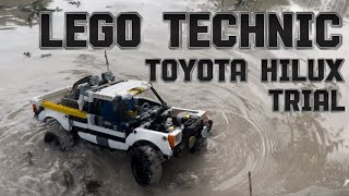 Lego Technic Toyota hilux trial [upl. by Darooge494]