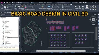 Basic Road Design in Civil 3D [upl. by Leandra]