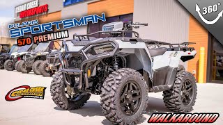 2024 Polaris® Sportsman 570 Premium Walkaround [upl. by Selmore]