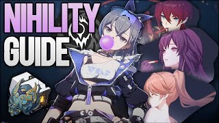 The ULTIMATE Nihility Guide  Honkai Star Rail Nihility UPDATED Builds Light Cones amp Relics [upl. by Nelag]