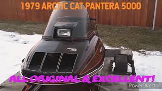 1979 Arctic Cat Pantera 5000 cold start and tour [upl. by Curry]