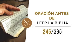 Oración antes de leer la Biblia [upl. by Faxun]