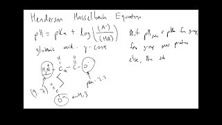 The Henderson Hasselbach Equation and Amino Acid pH Evolution [upl. by Ran]