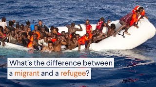 The Difference Between a Migrant and a Refugee [upl. by Lippold446]