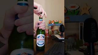 Irish guy drinksPERONI beer review italy shorts music [upl. by Livvie]