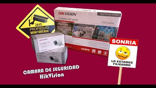 Cámara de seguridad HikVision Turbo FULL HD Serie 7200 Desembalaje 👀 hikvision camarasdeseguridad [upl. by Lletnuahs]