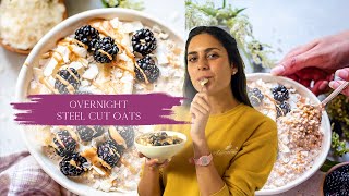 How to Make Overnight Steel Cut Oats  Perfect Consistency [upl. by Brownley]