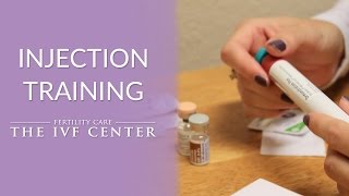 Injection Training  Fertility CARE The IVF Center [upl. by Ardolino819]