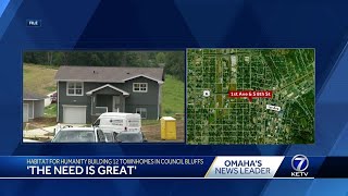 Habitat for Humanity to build twelve new townhomes for lowincome families in Council Bluffs [upl. by Ettenoitna900]