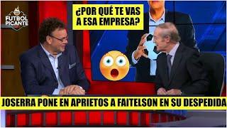 La SORPRENDENTE pregunta de José Ramón a Faitelson en su DESPEDIDA de ESPN  Futbol Picante [upl. by Nezam]