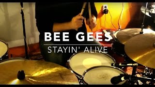 BEE GEES  Stayin Alive DrumCover by StanKociov [upl. by Ititrefen615]