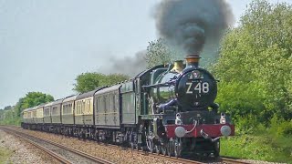 7029 Clun Castle Makes History With 1Z48 Over The Devon Banks 10110524 [upl. by Feldstein]