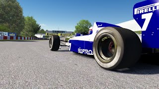 Assetto Corsa F1 1989 Brabham BT58 at Hungaroring MBrundle hotlap [upl. by Pfeifer]