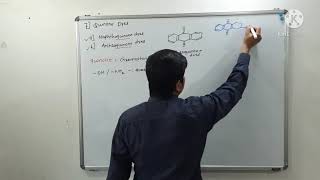 Quinone Dyes  Synthesis of Naphthazarine  Synthesis of Indantherene blue  Anthraquinone dyes [upl. by Hcurob]