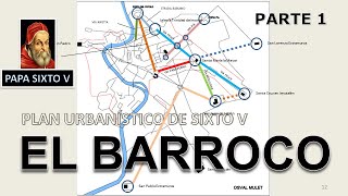 El Barroco Plan Urbano del Papa Sixto V para la ciudad de Roma [upl. by Anse475]