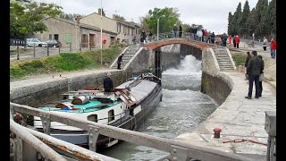 Scheepsreis van Groningen naar Zuid Frankrijk Canal du Midi [upl. by Rather]