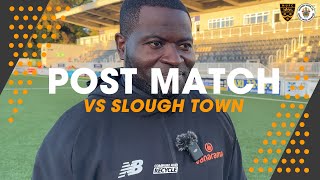 Post Match Slough Town 191024 [upl. by Vershen210]