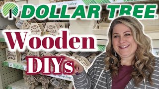 Grab Wood Items from the DOLLAR TREE and Get Ready to DIY Craft Project Ideas for Spring 2023 [upl. by Norret]