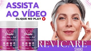 Revicare Shake Peptídeos Bioativos de Colágeno Ácido Hialurônico Coenzima Q10 Biotina Astaxantin [upl. by Yvi688]