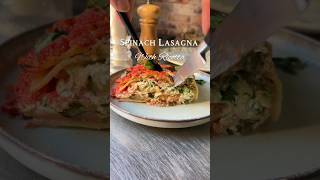 Easy Lasagna spinach and ricotta [upl. by Nikolos469]