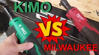 5 Coupon 10 Code Limited Time KIMO 12V Cordless 38quot Ratchet Vs Milwaukee M12 Ratchet [upl. by Machos535]